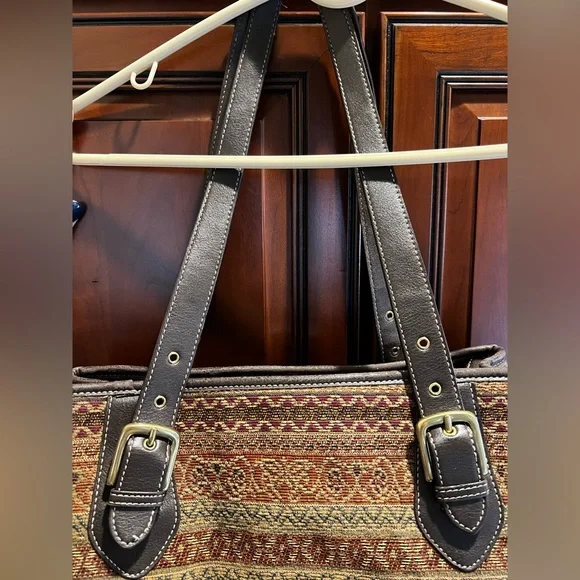 Relic By Fossil Autumn/Fall Colors Over the The Shoulder Satchel Type Purse/Bag - Picture 10 of 11